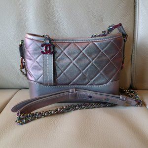 Gabrielle Hobo Leather Bag Small